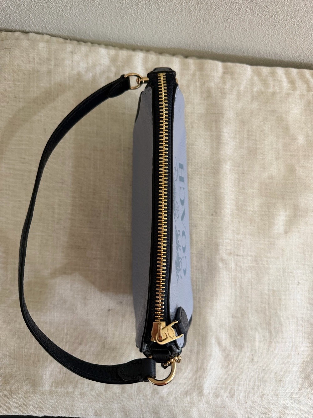 Coach Nolita 19 Horse and Carriage Colorblock Mini Bag Wristlet in Twilight - Picture 8 of 11